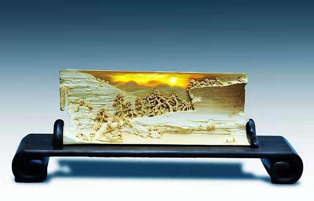 中国最顶级雕刻艺术家秋人大师竹雕梦幻系列作品请您欣赏。